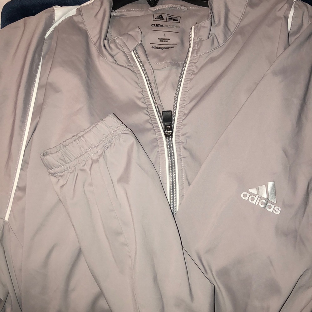 ADIDAS CLIMA PROOF WIND BREAKER JACKET!
